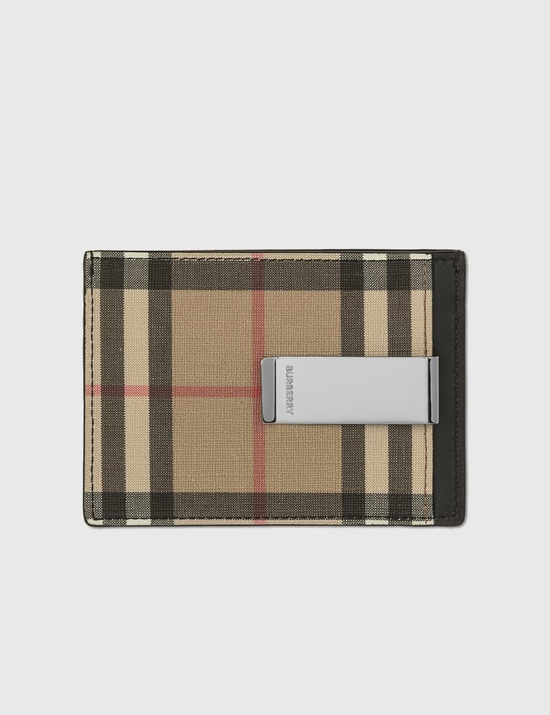 burberry leather money clip