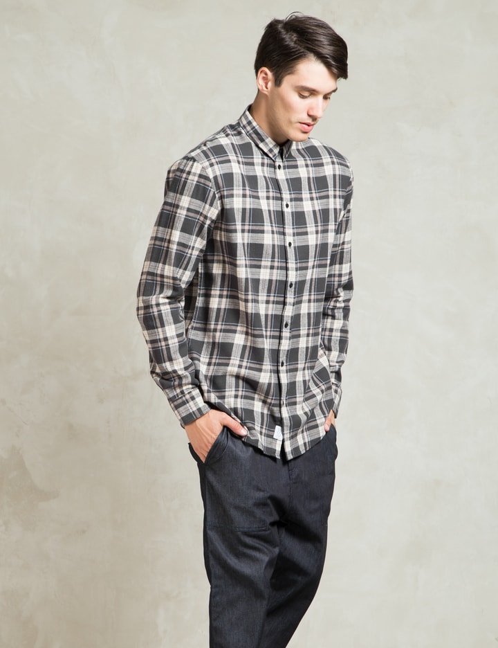 Coffee Plaid L/S Shirt Placeholder Image