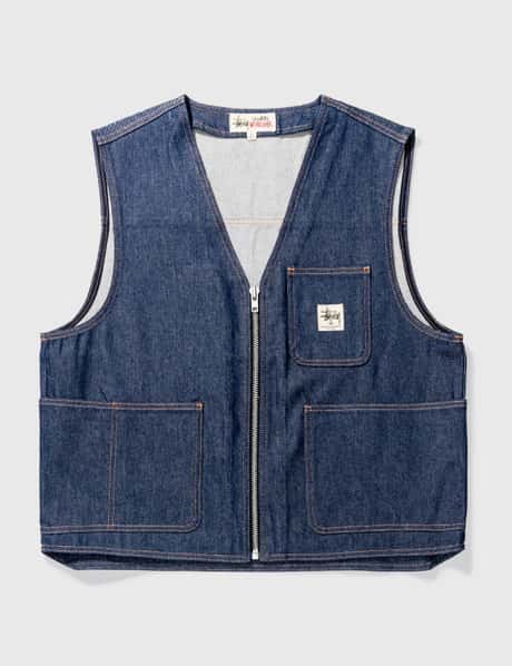 Stüssy - Denim Work Vest | HBX