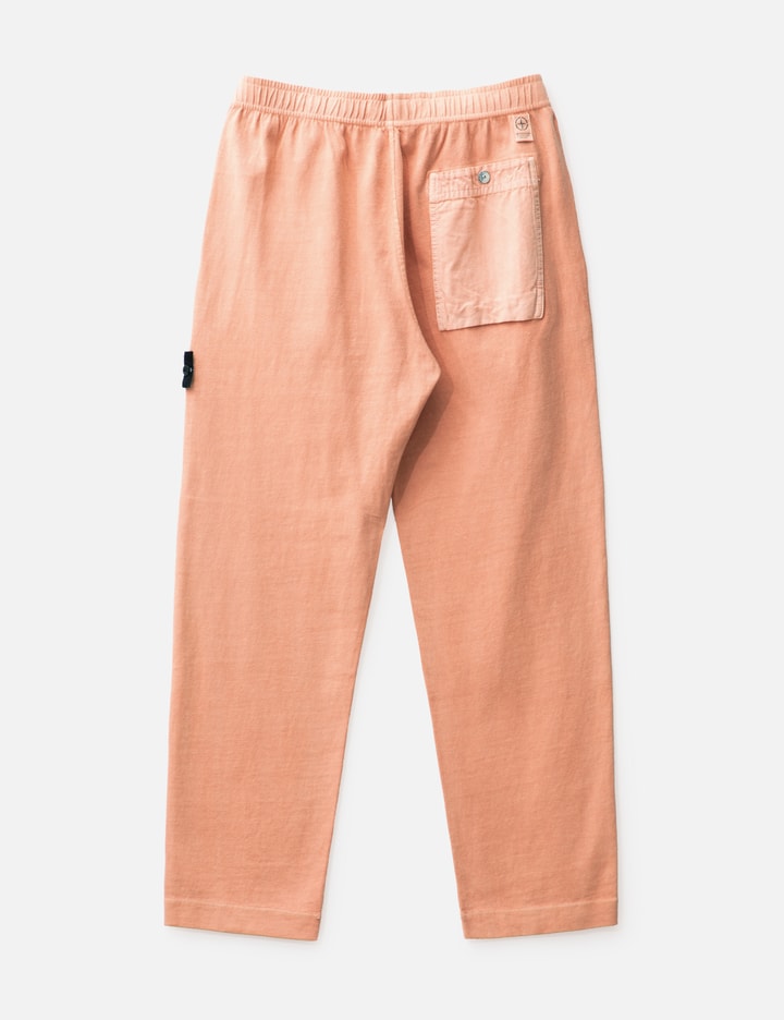 Shop Stone Island 60% Recycled Heavy Cotton Jersey Jogger Pant In Orange
