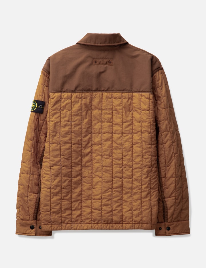 Shop Stone Island Quilted Nylon Stella Blouson In Orange