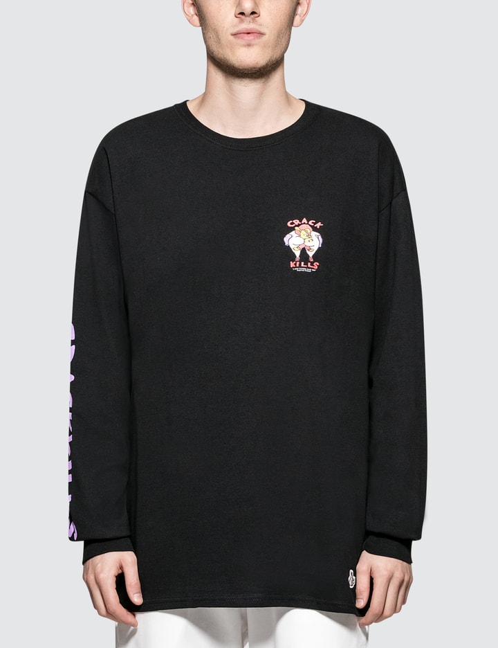 Crack Kills L/S T-Shirt Placeholder Image