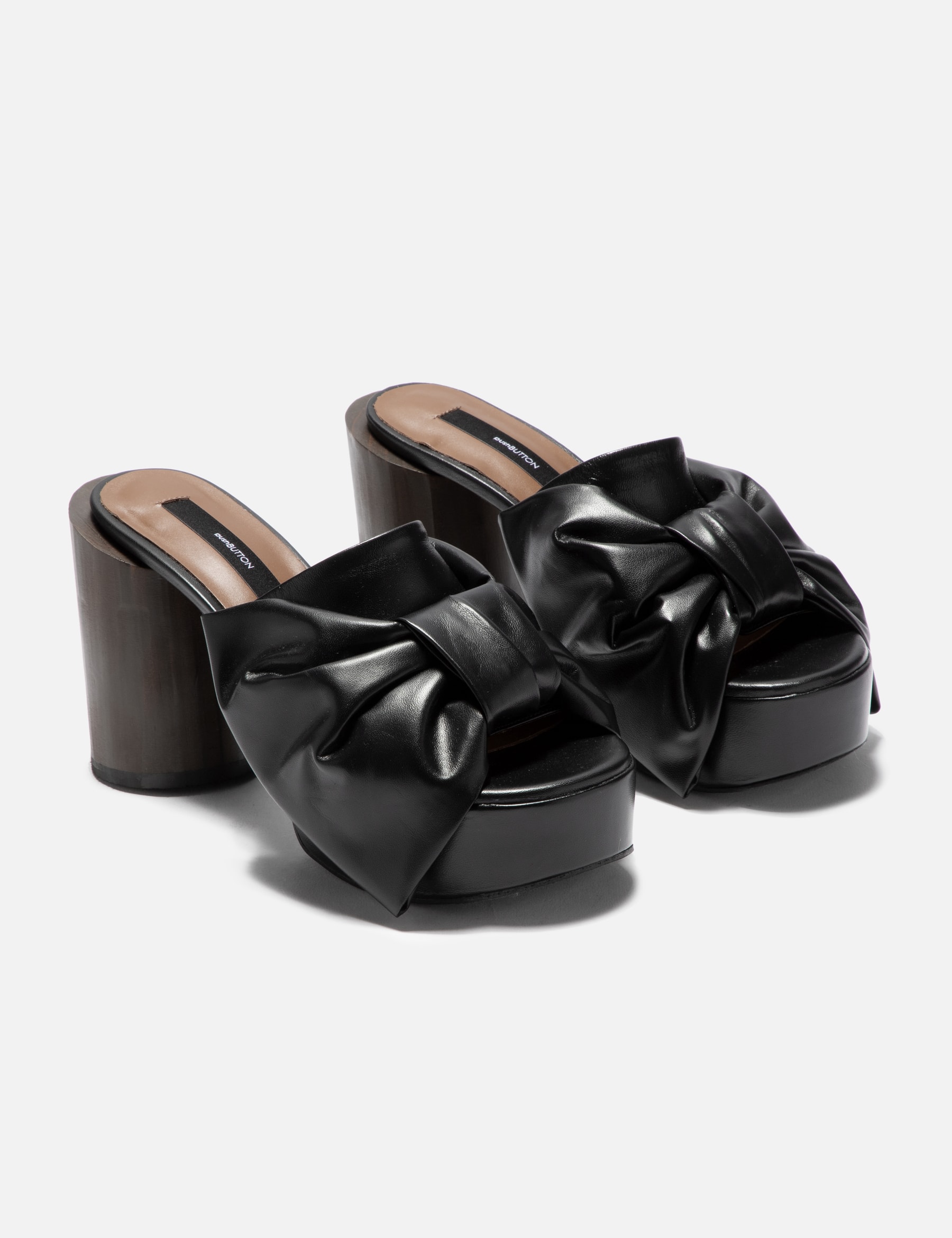 Black Ribbon Platform Sandals view 16
