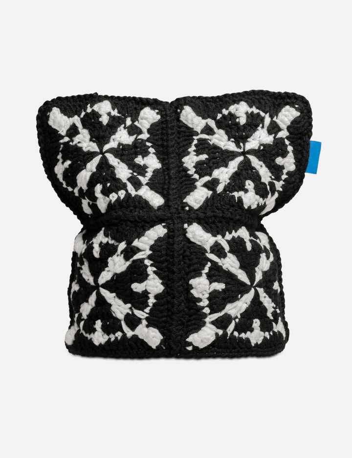 Arkyve White Seal Crochet Cat Hat
