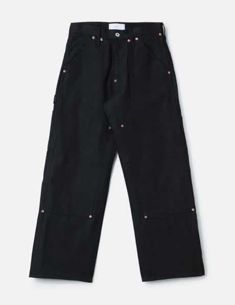SUGARHILL Twisted Heather Denim Pants Double Knee