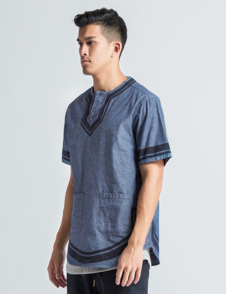 10.Deep Indigo DVSN Dashiki Shirt