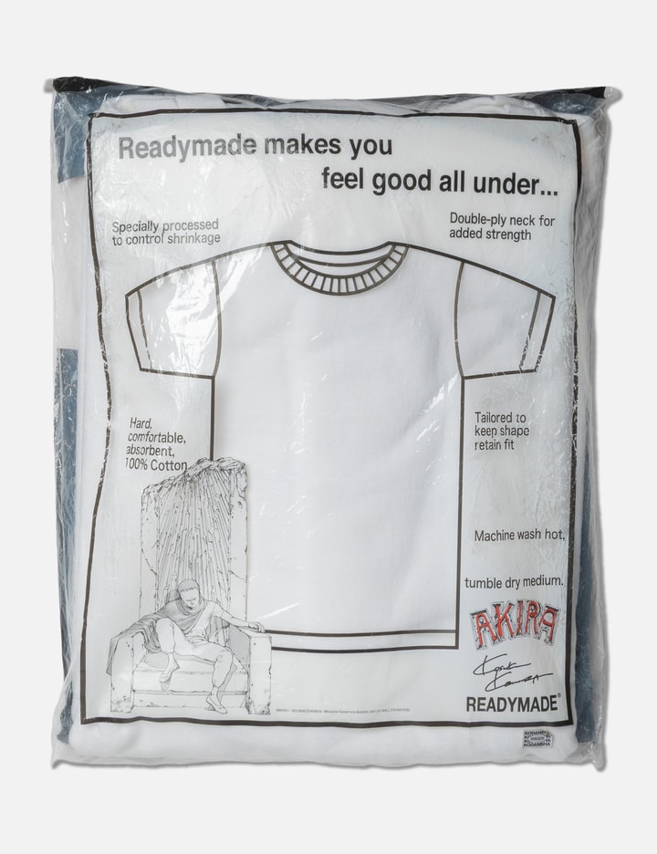 Readymade Akira Art Of The Wall 3 Pack T-shirt In White