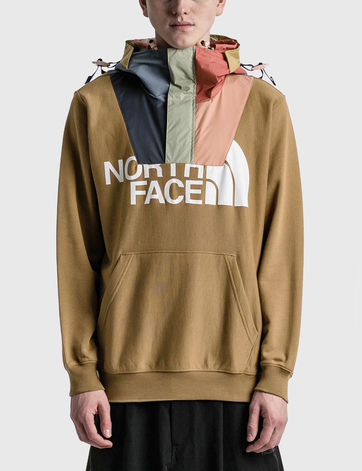 Paneled Half-Placket Hoodie Placeholder Image