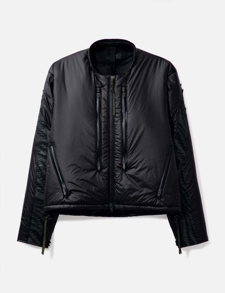 Acronym J14-px Padded Coated-shell Bomber Jacket In Black