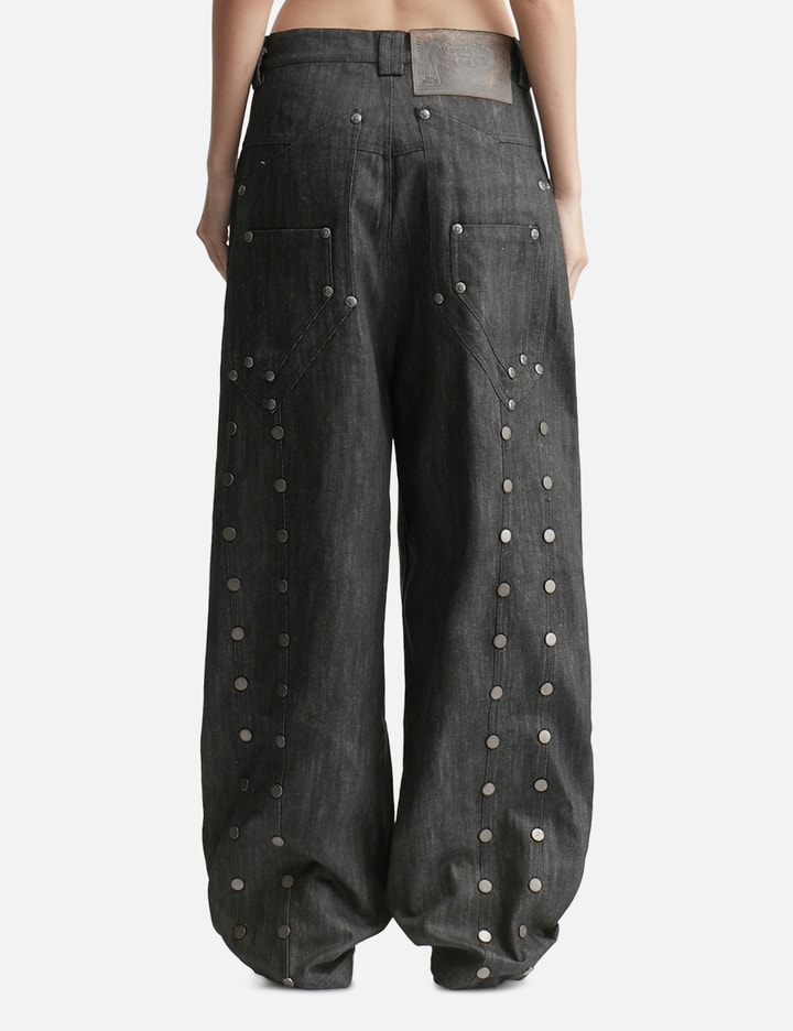 Thought We Friends "Devlin" Studded Waxed Japanese Raw Denims