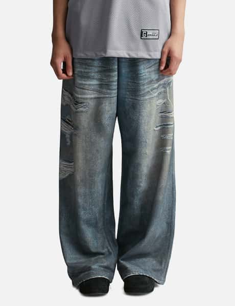 GRAILZ - Denim Printed Sweatpants | HBX