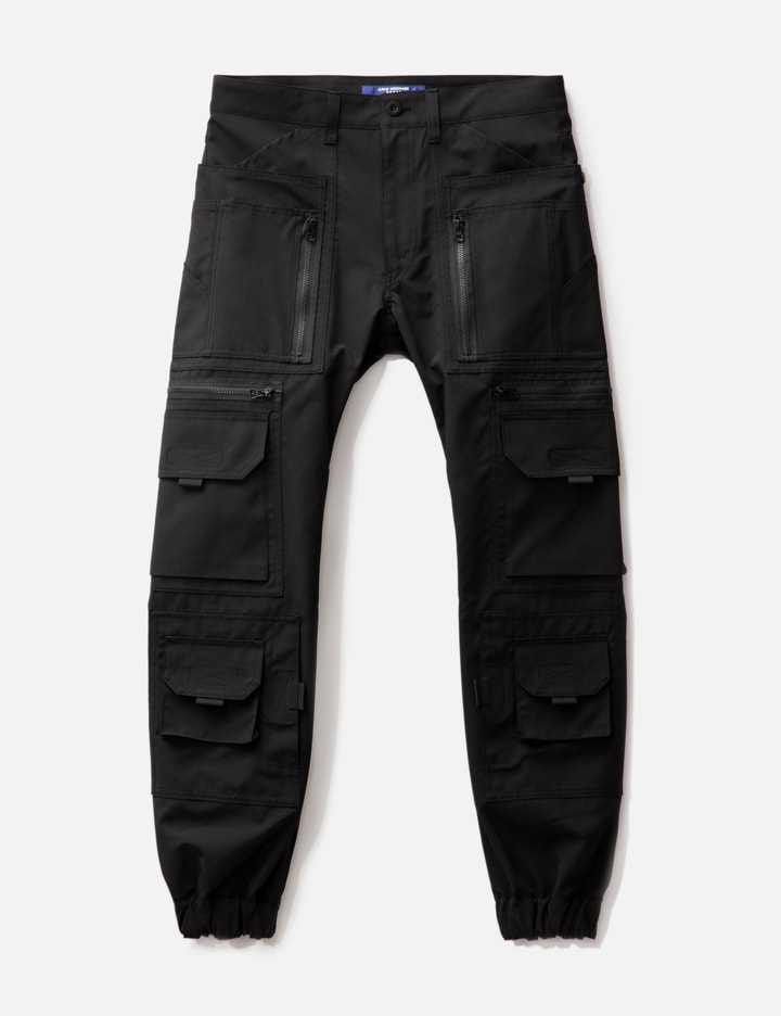 Shop Junya Watanabe Slim Cargo Jogger Pants In Black