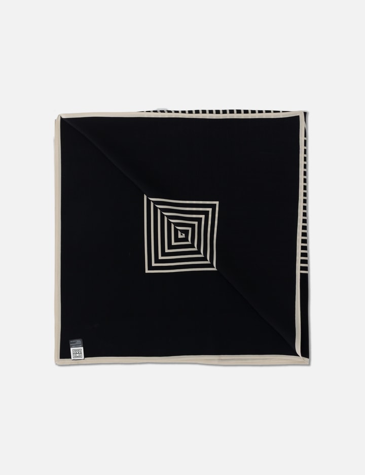 TOTEME Centered Monogram Silk Scarf