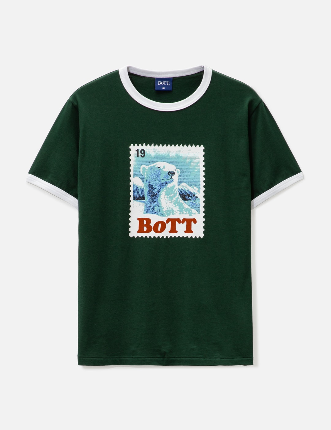 Bear Stamp Ringer T-Shirt view 7