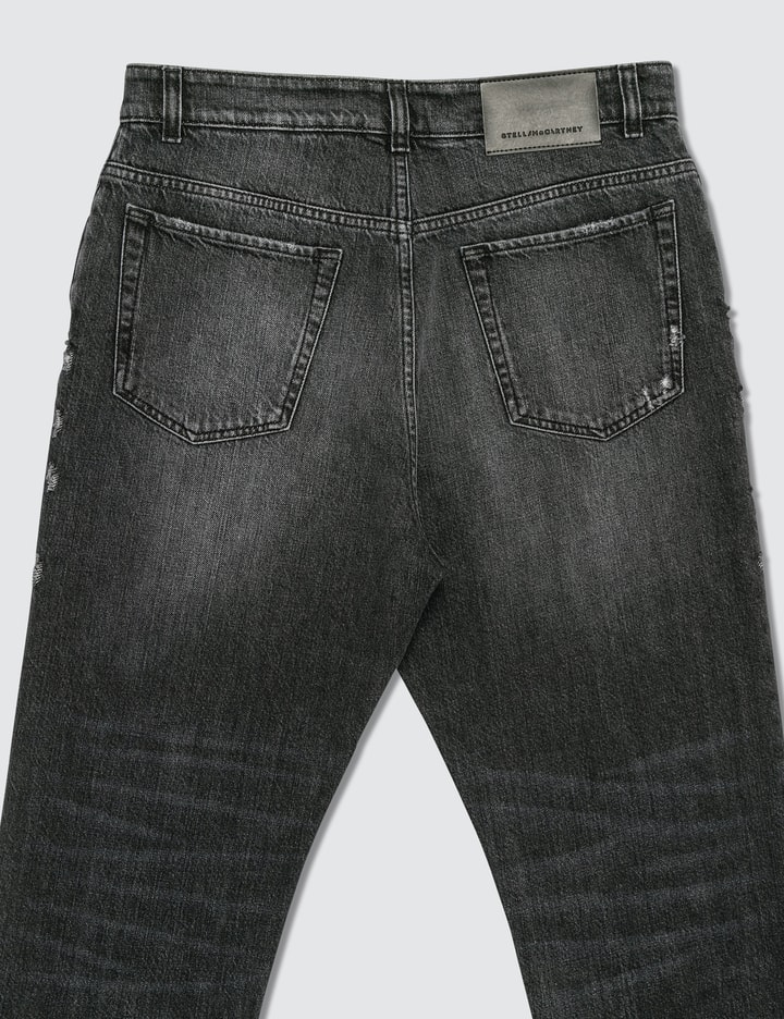 Raw Hem Distressed Denim Jeans Placeholder Image