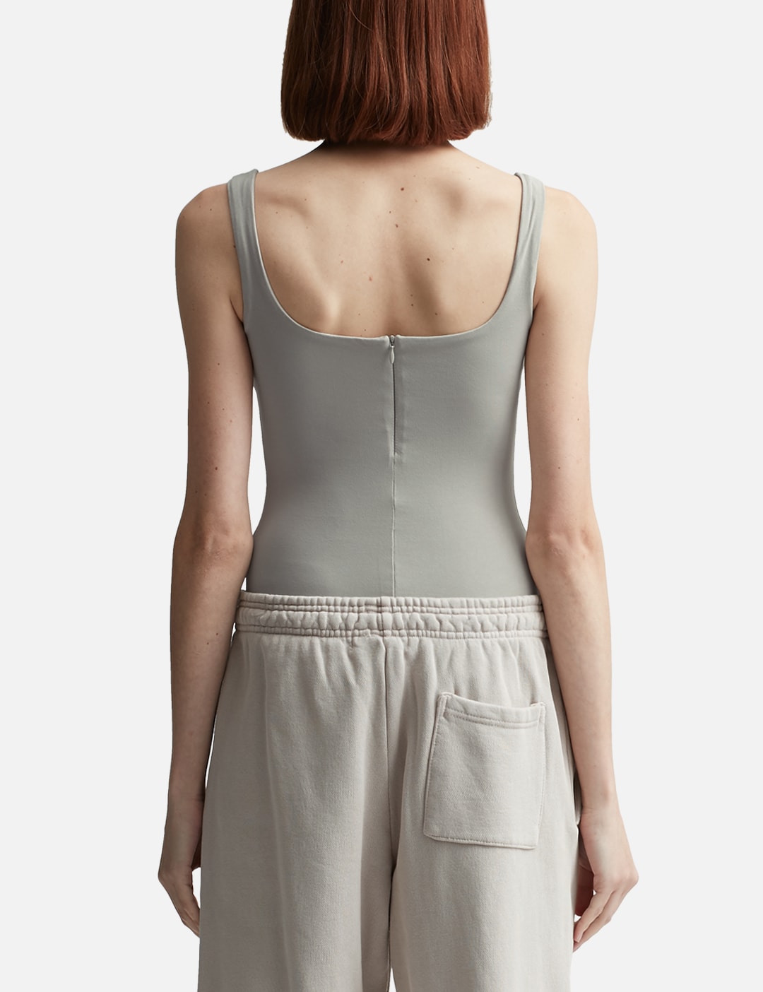 Square Neck Bodysuit (Cotton Spandex) view 11