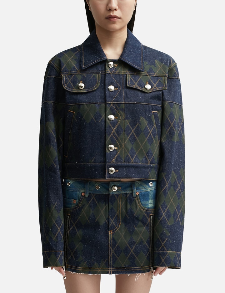 Louis Vuitton Signature Hooded Wrap Coat Night Blue. Size 44