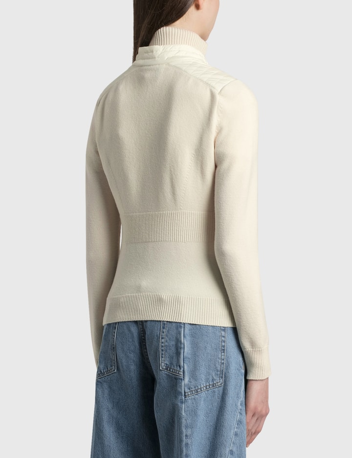 Padded Knit Zipped Jacket Placeholder Image