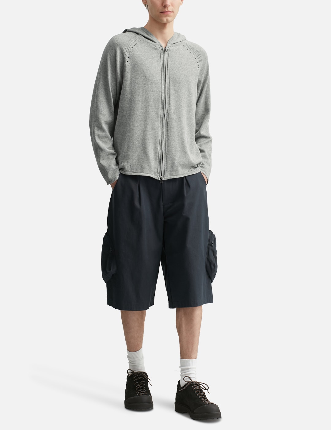 Knit Zip-Up Hoodie view 20