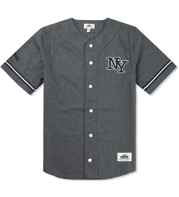 Grey Mr. November Baseball Jersey Placeholder Image