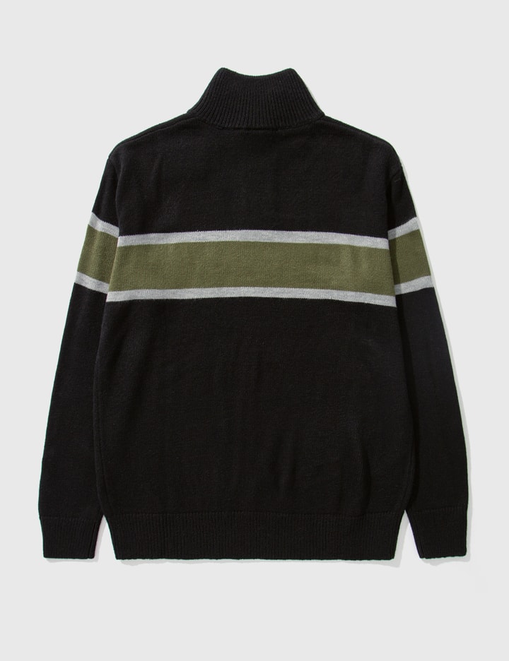 SIDE LOGO 3 BUTTON MOCK NECK SWEATSHIRT Placeholder Image