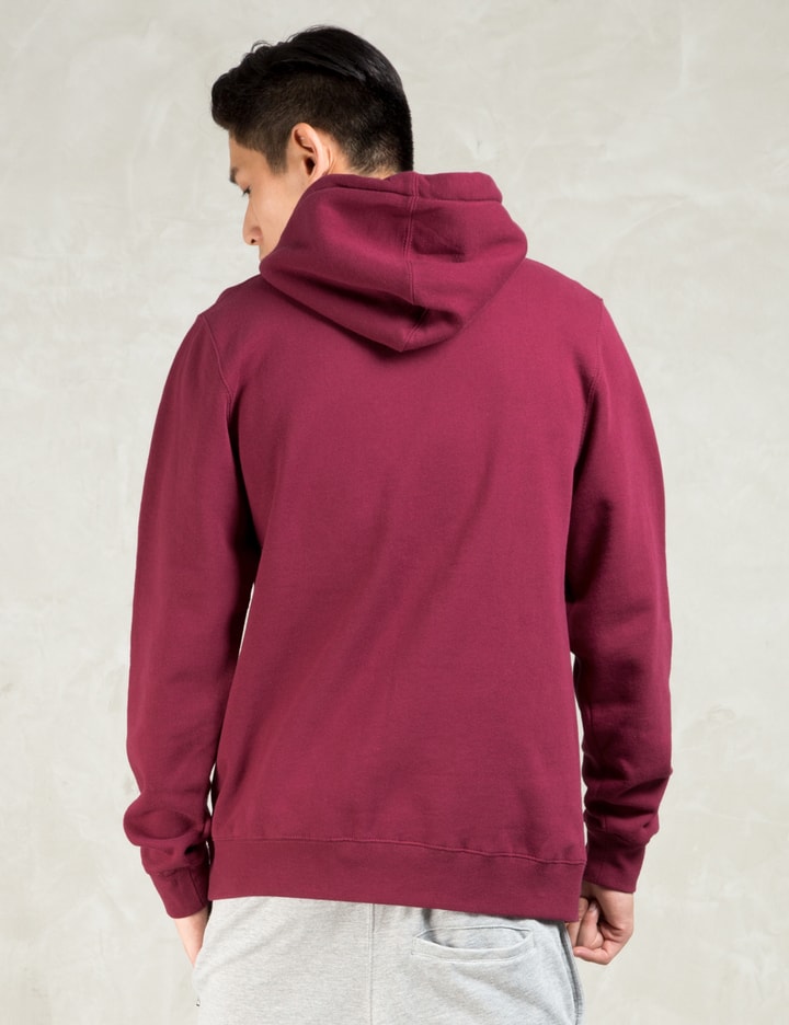 Burgundy Embroidery Strike Hoodie Placeholder Image
