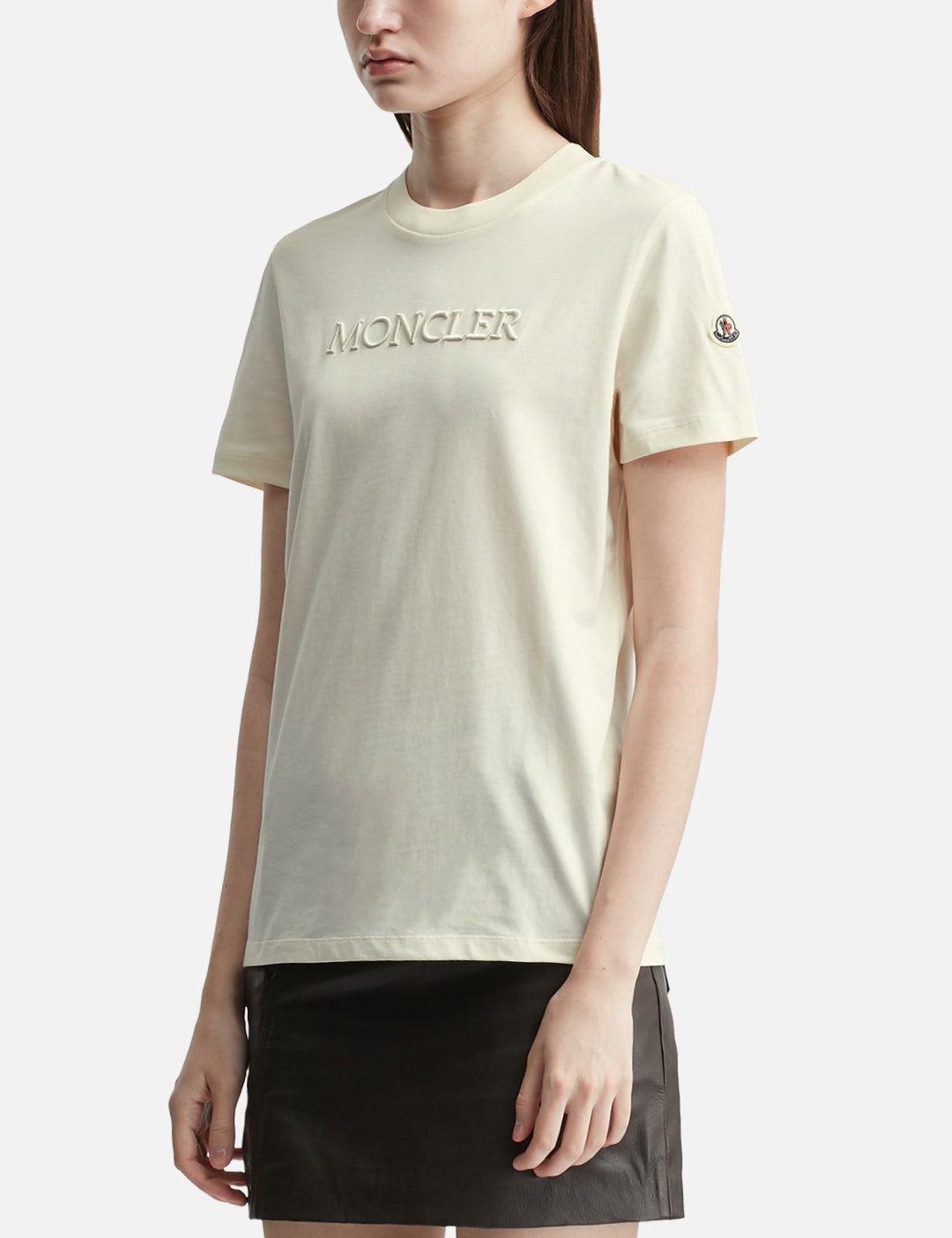 Embroidered Tonal Logo Cotton T-Shirt view 14