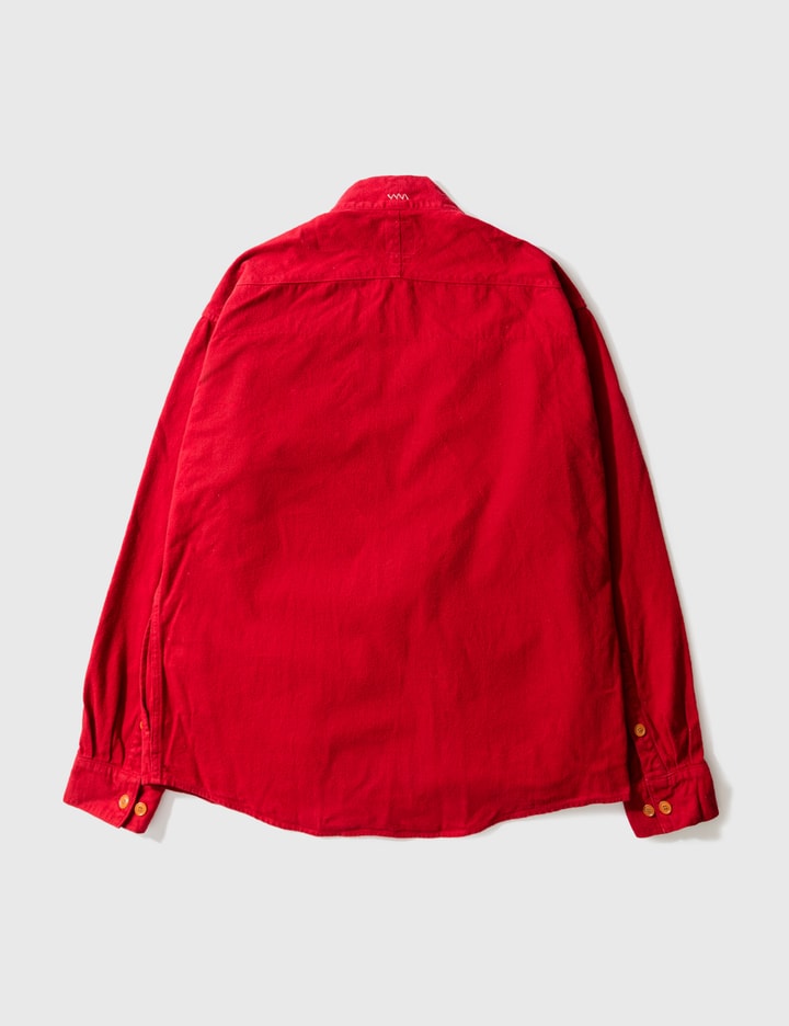 Shop Visvim Kimono Hybrid Shirt In Red