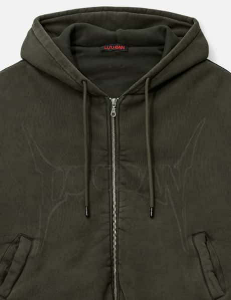 Washed Out Zip Up Hoodie view 17