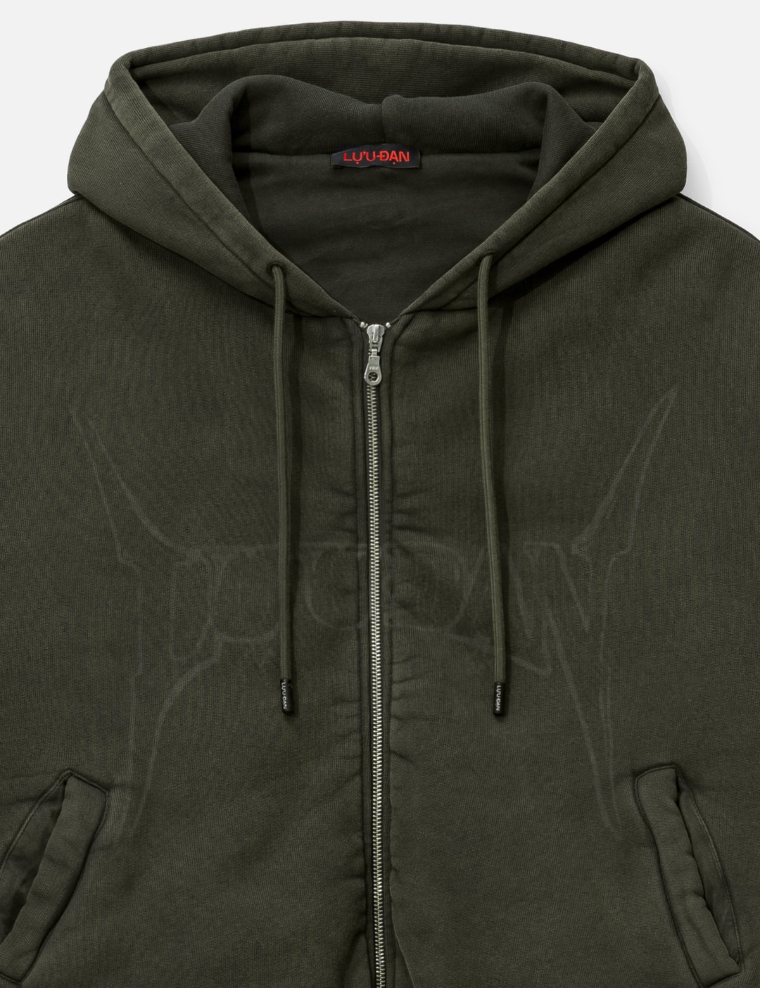Washed Out Zip Up Hoodie view 18