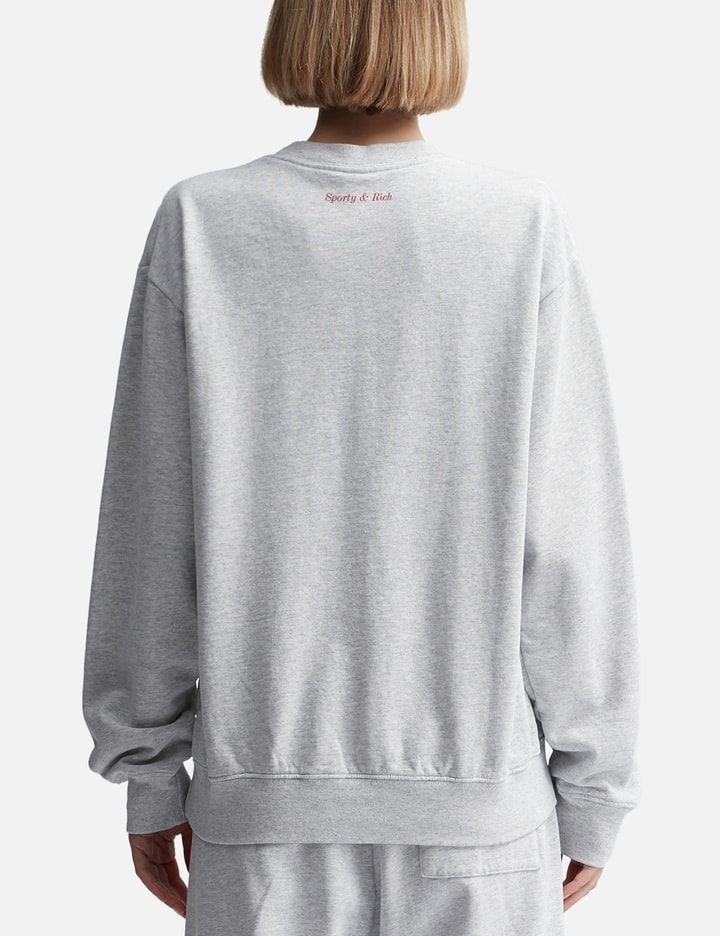 Shop Sporty &amp; Rich Wellness Ivy Boucle Crewneck In Grey