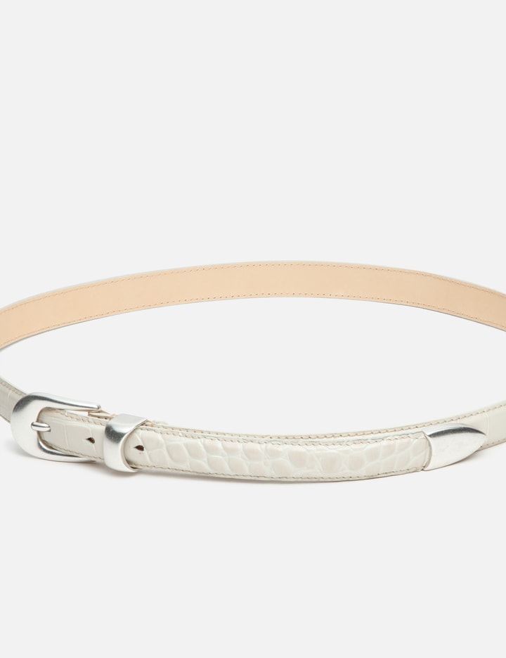 Shop Our Legacy 2 Cm Belt In Beige