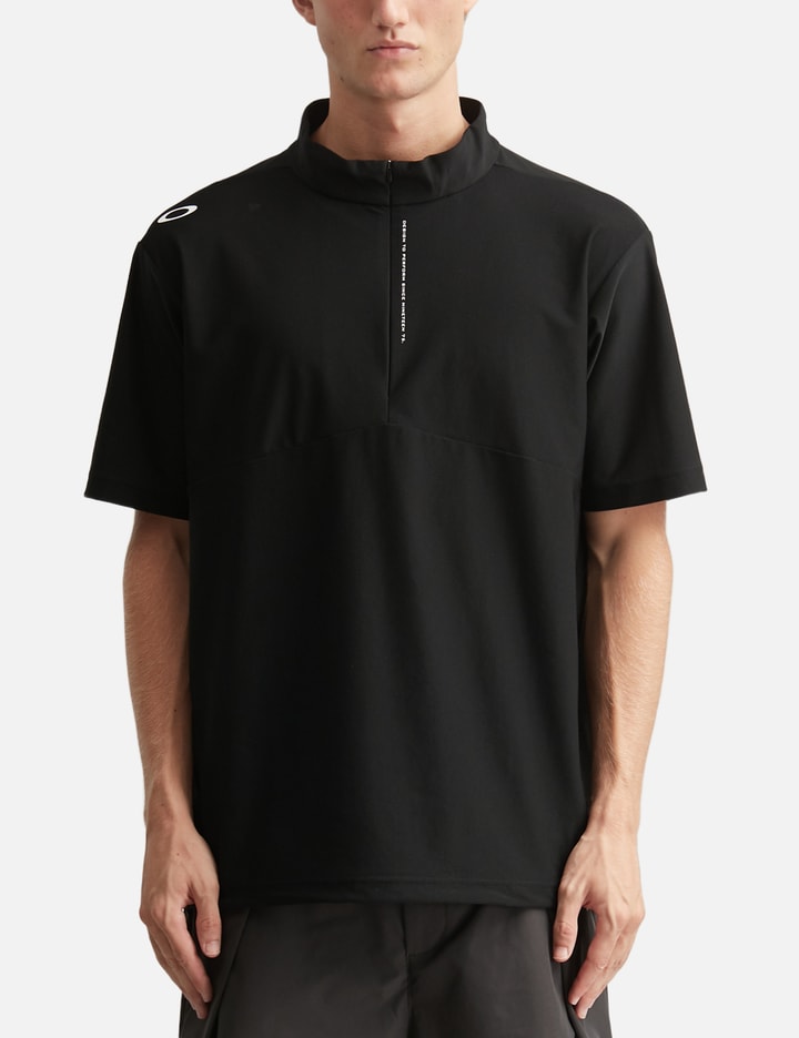 Skull Hybrid Zip Pullover Shirt view 3