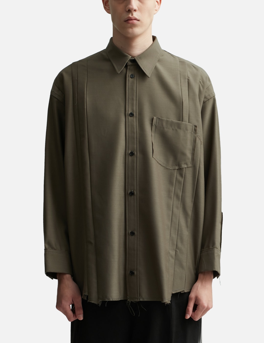 Human Made - Snap button Long Sleeve Shirt | HBX - Globally 