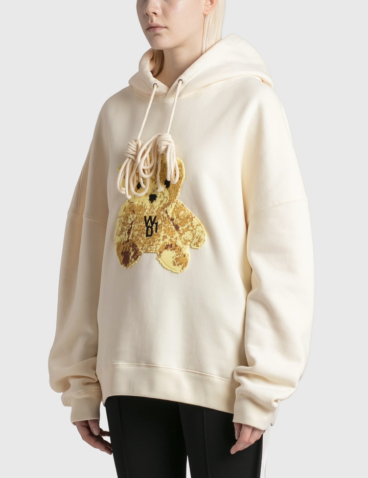 Embroidered Teddy Hoodie Placeholder Image