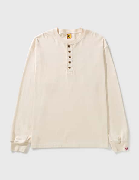 Human Made - Henley Neck Long Sleeve T-Shirt | HBX