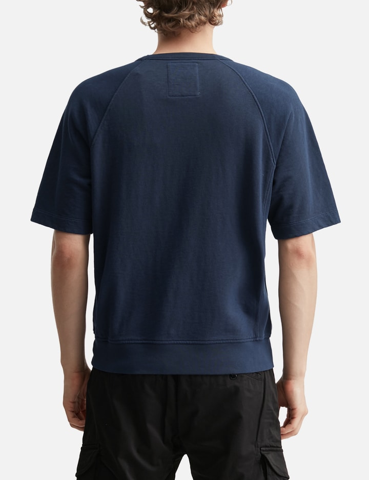 C.P. Company Malfilè Fleece Short Sleeve Sweatshirt