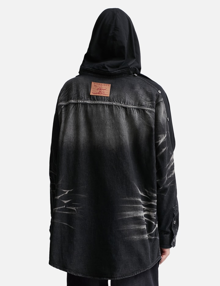 Insert Hood Denim Shirt Placeholder Image