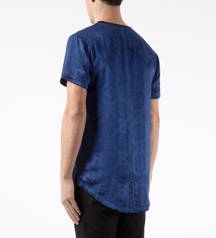 Navy Reversible Silk T-Shirt Placeholder Image