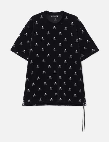 Mastermind Japan Skull Monogra Velour Short Sleeve T-shirt