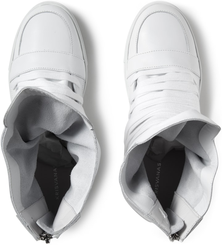 White Multi Laces Sneakers Placeholder Image