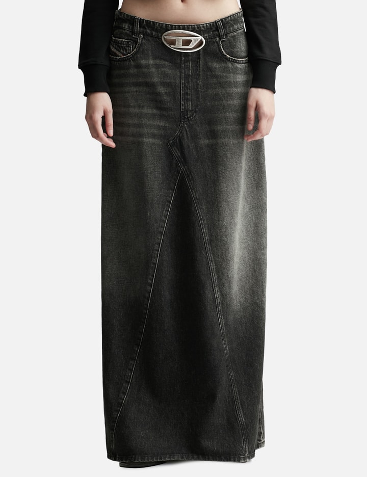 De-pago-S3 Long Denim Skirt Placeholder Image