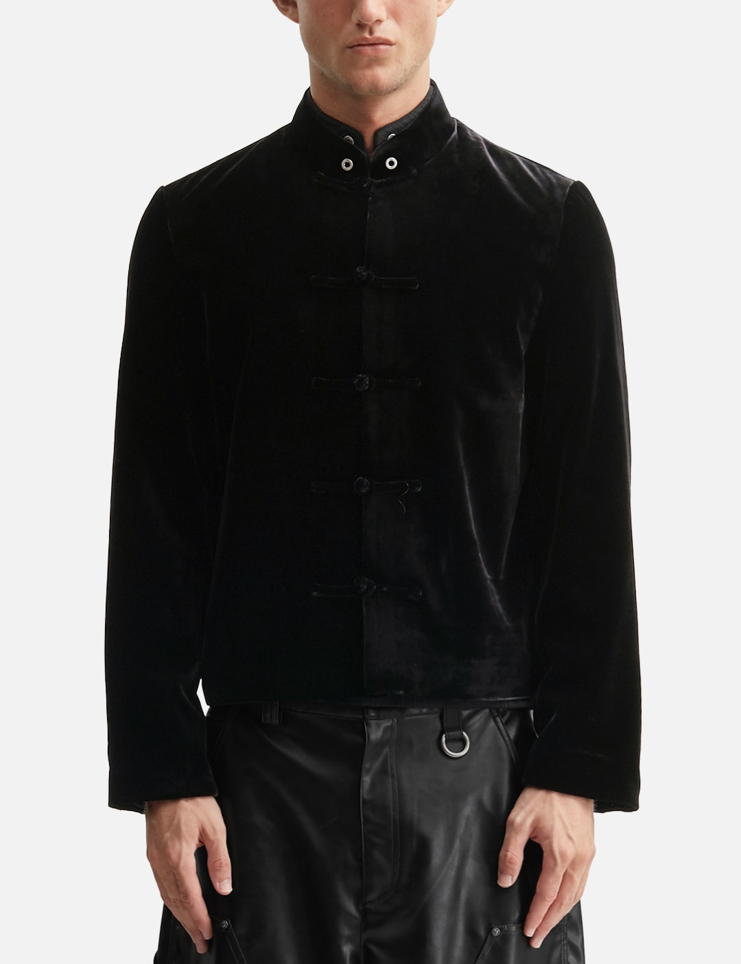 Reset Velvet Stand-Collar Jacket view 11