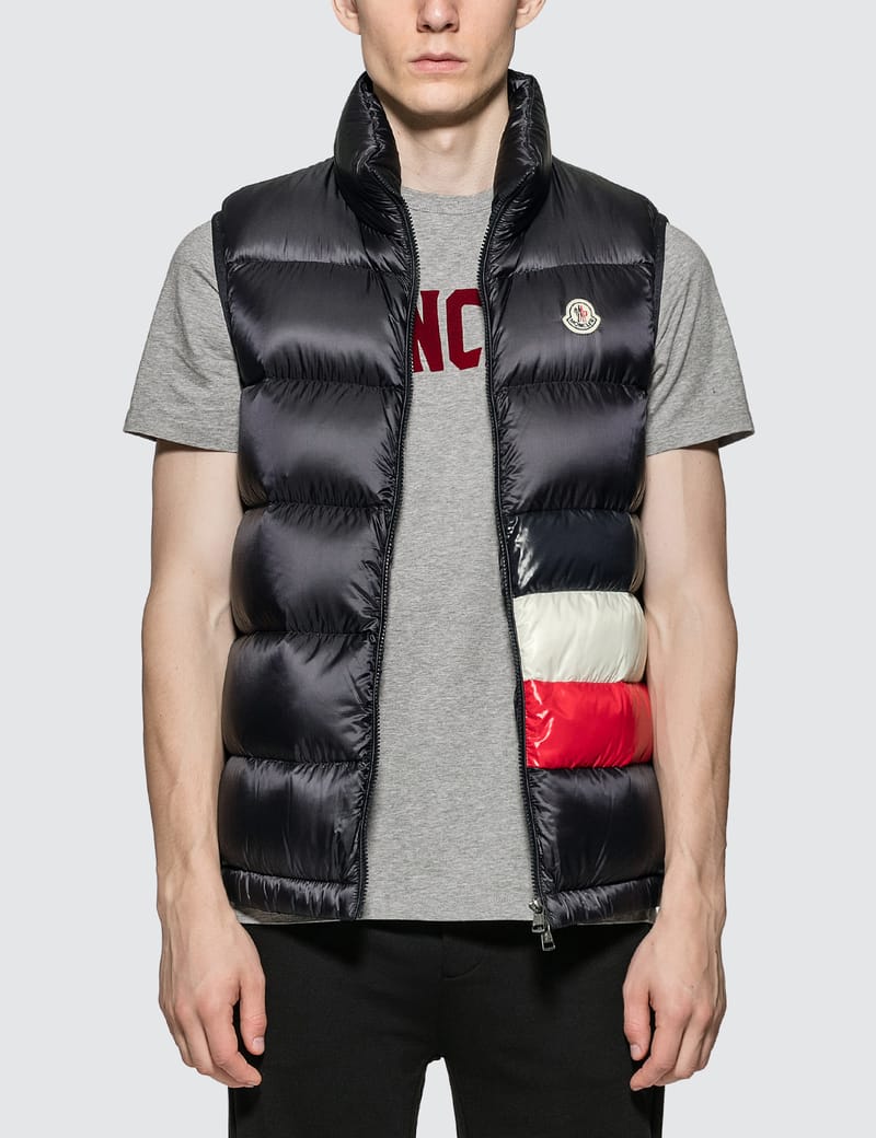 Moncler - Gilet with Moncler Stripe 