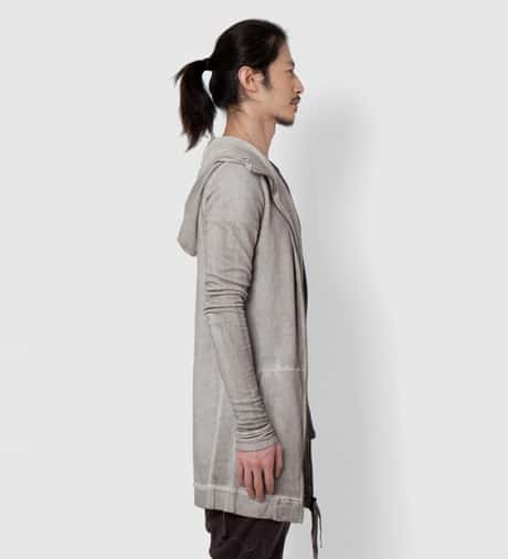 SILENT DAMIR DOMA - Grey Washed Silent Torob Zip Up | HBX