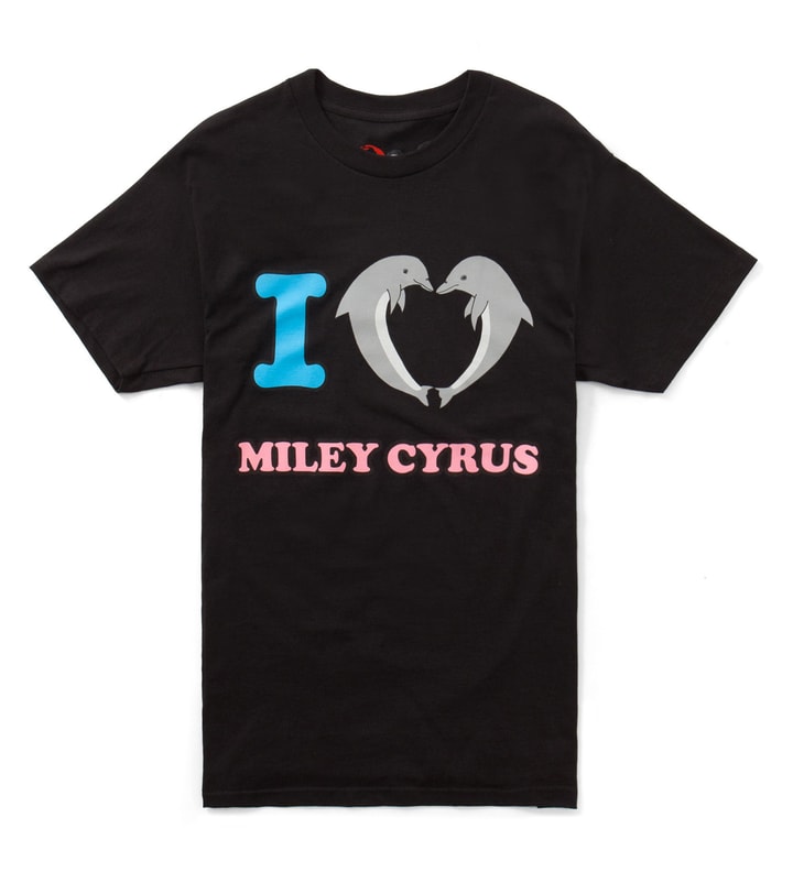 Black Jasper Dolphin Heart Miley T-Shirt  Placeholder Image