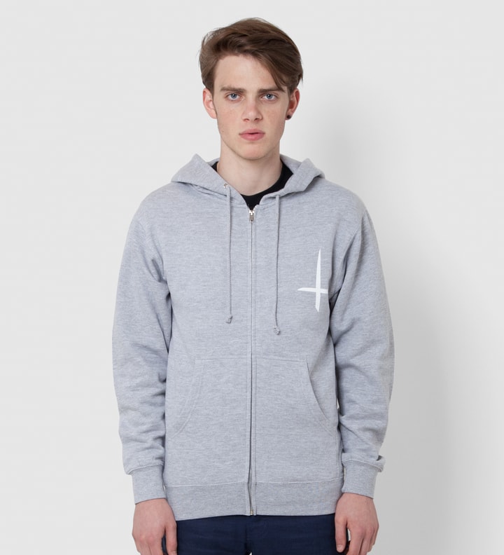 Grey Kitty Zip Up Placeholder Image