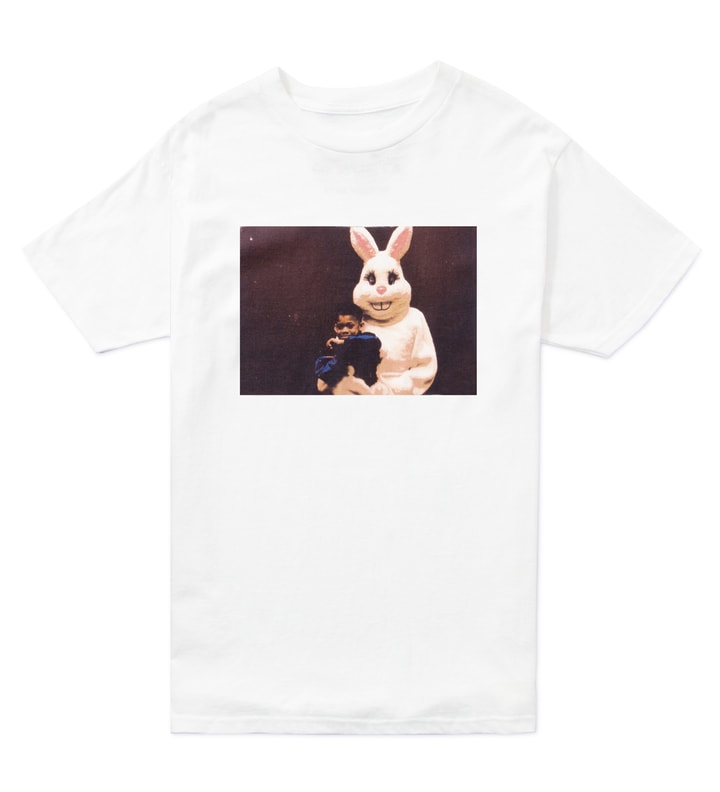 White Hodgy Rabbit T-Shirt  Placeholder Image