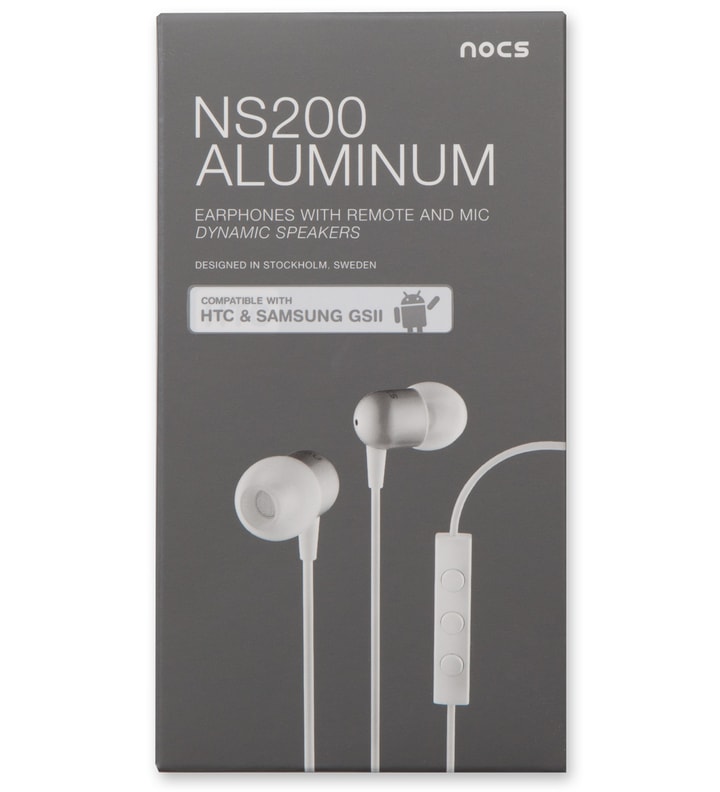 White NS200 Aluminum Android Earphones Placeholder Image