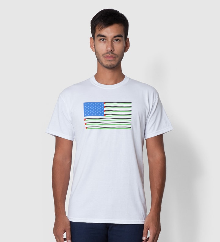 White Stars and Stripes T-Shirt  Placeholder Image